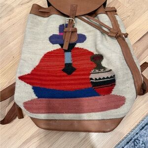 Colorful Patterned Women's Backpack
